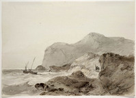 Z 067-20
<br/>
Rotsachtige kust
<br/>
<em>Schelfhout, Andreas (1787-1870)</em>